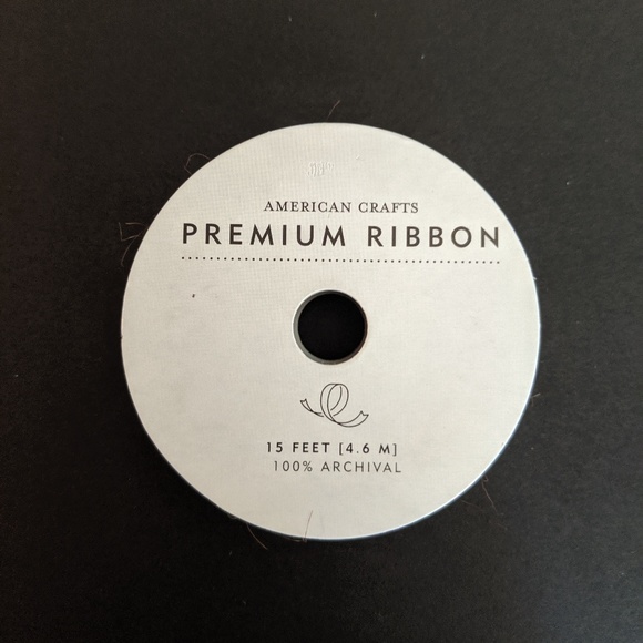 Striped Fall Tags with Matching Brown Ribbon Spool - Picture 2 of 5